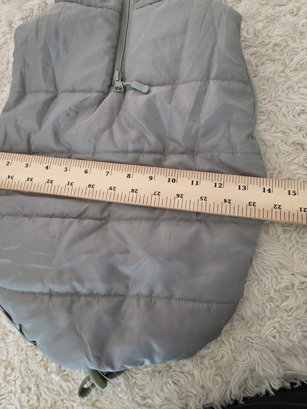Boots & Barkley Sage Green Puffer Dog Jacket - Picture 6 of 6